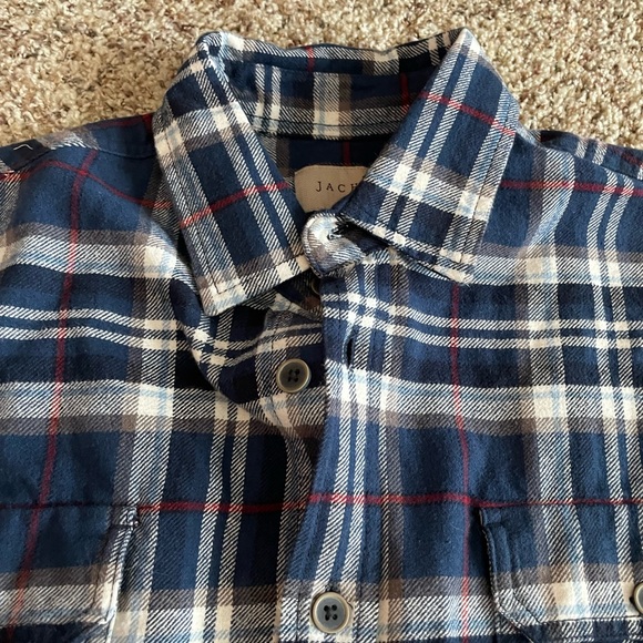 NWOT Men’s JACHS Plaid Flannel Shacket, Large - Picture 6 of 11